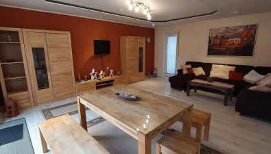 Ferienwohnung MW 1b 82m2 Höxter Weserbergland Weser inkl 2 Terrassen Wäsche und Endreinigung Self CheckIn - Foto 3