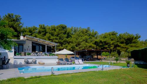 Mytilini luxury pool VILLA AMIKA - Foto 4, Garden view