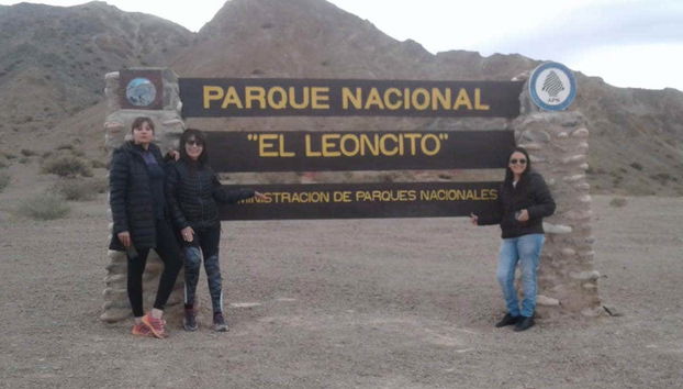 Enjoying the view of El Leoncito