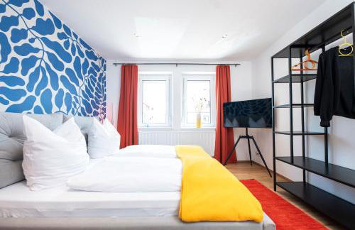 Bunter Hund Apartments - Zentrales Apartment, Parkplatz, Wintergarten, Kinderzimmer - Foto 13