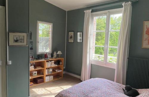 Grande Maison de Famille 15 pers Jardin clos Proche Saint Aubin sur Mer - Foto 29