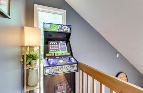 Hot Tub, Fire Pit and Barrel Sauna Poconos Abode - Foto 23