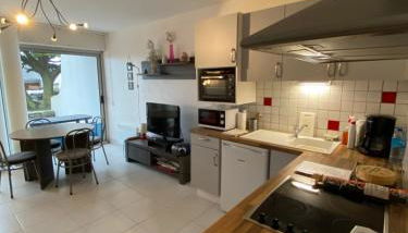 Apt 4 pers- Terrasse vue mer, 150 m de la plage - GILDWEN - Foto 2, stove, toaster