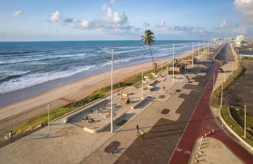 Studio a 150m da praia em Salvador Piscina com Vista do Mar - Foto 4