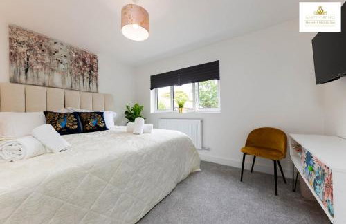 Contractors 3 Bed 2Bath House Free Off Street Parking for 2 Cars WiFi Stevenage Self Catering Sleeps 5 Guests By White Orchid Property Relocation - Foto 19