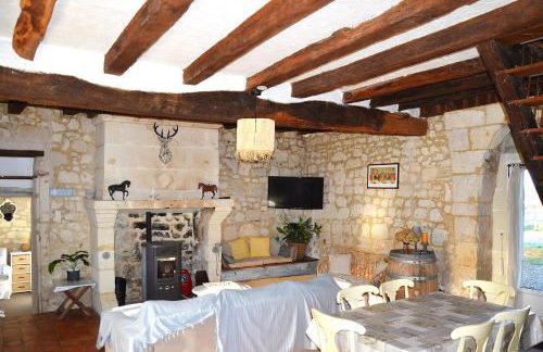 Gite la Poitevinière, jardin, barbecue, proche Saumur, 7 couchages - Foto 11