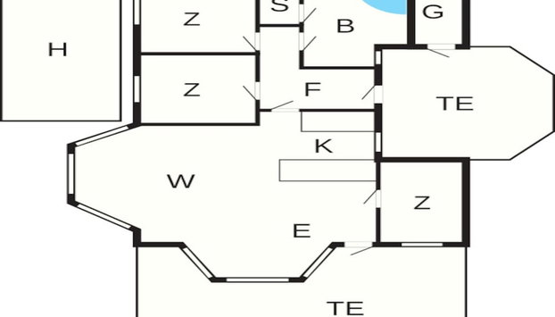 6 Person Holiday Home in Bindslev - Foto 5, Planta do andar