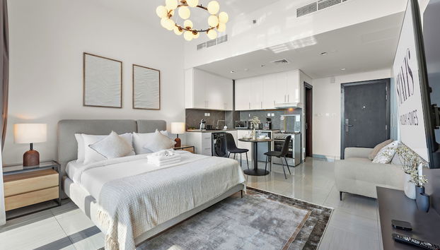 Stylish Suite Studio In JVC - Foto 3, Habitación