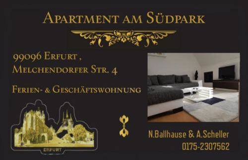 Apartment am Südpark Erfurt - inkl Garten mit Sitzlounge - zentrumsnah - Foto 50