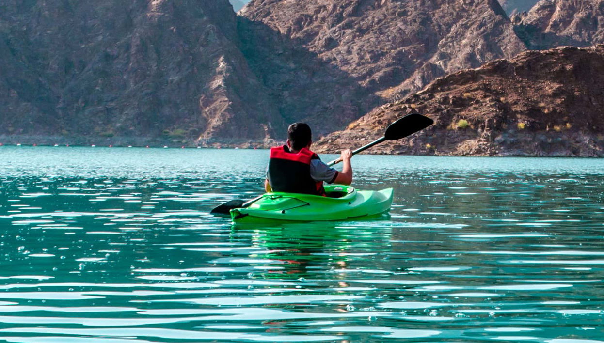 Visite en kayak au réservoir de Potrerillos