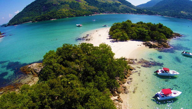 Panoramic view of the islands