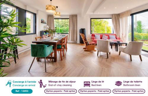 Vue mer - Maison pour 8 - Grand jardin - Foto 5