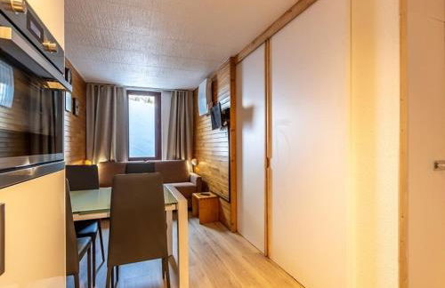 Studio rénové 4 pers, balcon, centre Plagne Bellecôte - FR-1-351-65 - Foto 7