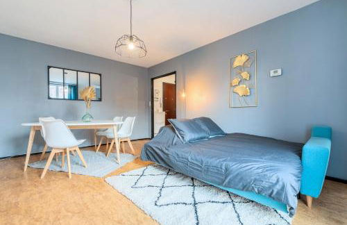 Grand T2 à 8mn de Lille et Stadium Terrasse et parking privé - Foto 28