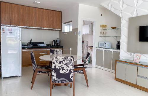 Apto Térreo com 2 quartos (ambos com ar split), sendo 1 suíte, internet privativa 300MBPS, no Residencial Vila Regina, condominio com piscina e área gourmet bem próximo a praia de Taperapuã - Foto 47