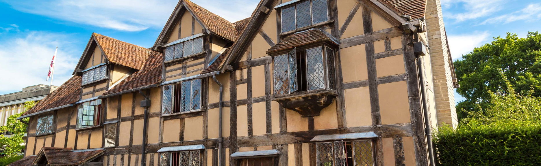 Entrada a la casa natal de William Shakespeare