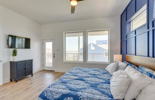 Ocean Views, Steps to Sand! Coastal Galveston Gem - Foto 15