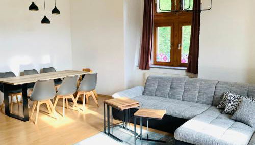 Burg Aue- Ferienwohnungen Erzglück - Familien - im Grünen - zentral - Foto 3