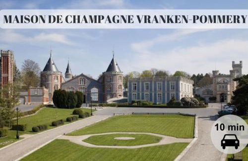 Le Cocon de Reims family and free parking - Foto 23