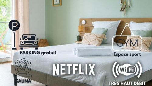 La Villa Perchée, Appartements Élégants, sauna Privé, sport, terrasses et Vue Panoramique, Parking protégé, proche PARIS - Foto 4