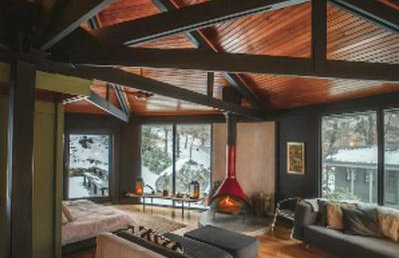 Imaginative Octogonal Glass Treehouse on Seven Private Acres near Great Barrington, MA - Foto 6