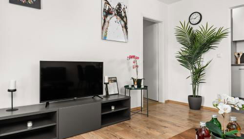 MOLA Apartments-Moderne Ferienwohnung im Herdecker Zentrum für 3 Personen-mit Balkon-Grill-Gratis Parkplatz-WLAN - Foto 4