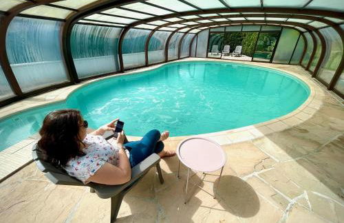 Villa 250m2 avec PISCINE chauffée & SPA & kota-grill & sauna - Foto 15