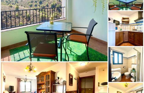 Apartamentos Axarquia , Frigiliana, terraza privada con vistas a la montaña rio y al mar - Foto 7