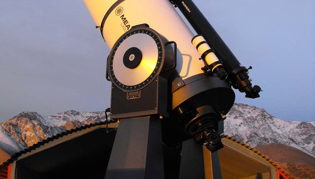 Observação de estrelas no vale do Elqui - Foto 3, Telescópio preparado para observação