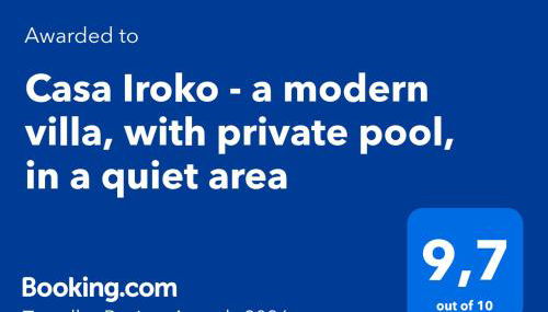 Casa Iroko - a modern villa, with private pool, in a quiet area - Photo 3