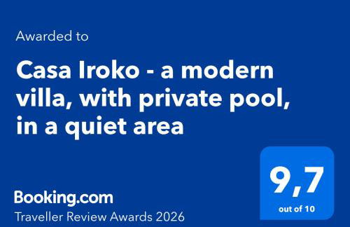 Casa Iroko - a modern villa, with private pool, in a quiet area - Foto 3