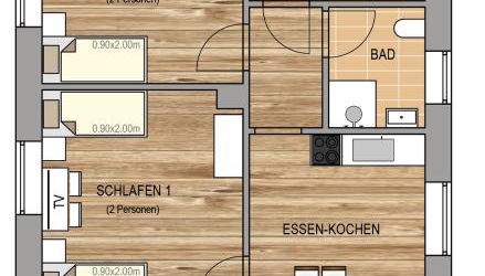 Kernsaniertes Monteurhaus mit 2 Apartments in Wirges - Foto 2