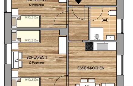 Kernsaniertes Monteurhaus mit 2 Apartments in Wirges - Foto 2