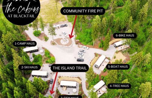 The SKI HAUS A Montana Tiny Cabin Forest Retreat - Foto 39