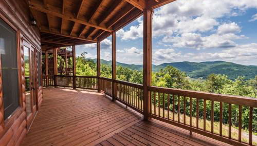 Majestic mountaintop cabin, hot tub, fireplaces - Foto 3