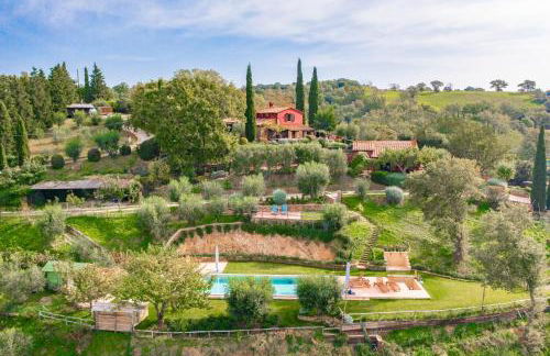 PODERE TORRICELLE 69B Pancole Gr, seaview infinity pool, jacuzzi, sauna, exclusive villa with 2 bedrooms for 4 - If you total 5 or 6 people there is an independent suite in main villa with private ensuite bathroom, kitchenette and garden dining area - Foto 5