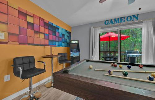 Hot Tub Game Room Firepit Arrowhead Family - Foto 38