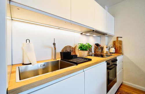 Ferienwohnung Hafenliebe, Villa Vilmblick mit Meerblick - Foto 9