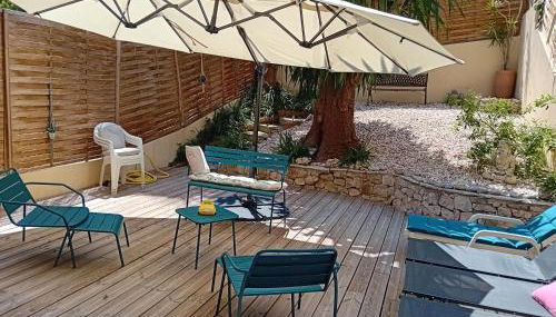 NICE- GAIRAUT - JARDIN PRIVE- GRAND F1 LUMINEUX-Piscine Collective - Foto 3