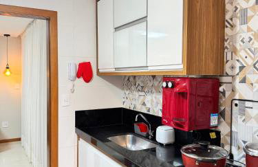 Magnífico APARTAMENTO de Charme - 3 quartos AR CONDICIONADOS SPLIT - Beira Mar, 2 banheiros, 2 Vagas Garagem, 4 Varandas, 2 Elevadores, Redes para Descanso, Wi-Fi, Air Fryer, Disney Plus, HBO Max, Cadeiras de Praia e Caixa Térmica - Photo 33