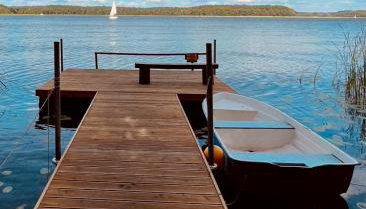 Dom nad jeziorem Mazury pomost segment 1 - Foto 3