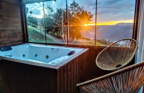 Cabana com banheira na colina - Foto 8