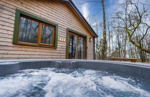 Padley; woodland lodge with hot tub for 2-4 in the Staffordshire Moorlands - Foto 1