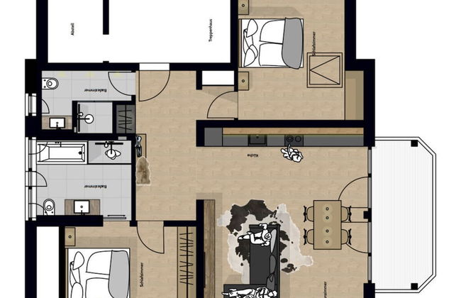 Lively Apartment in Sonthofen - Foto 9