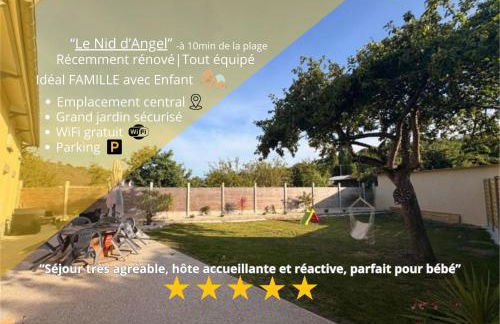 Charmante MAISON avec JARDIN & PARKING, tout équipé et confort - 10 min à pied de la mer - Foto 1