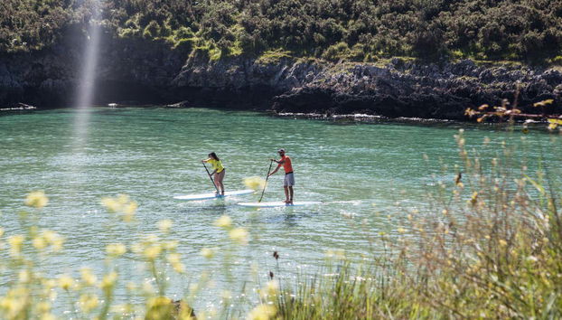 Paddle surf em Llanes