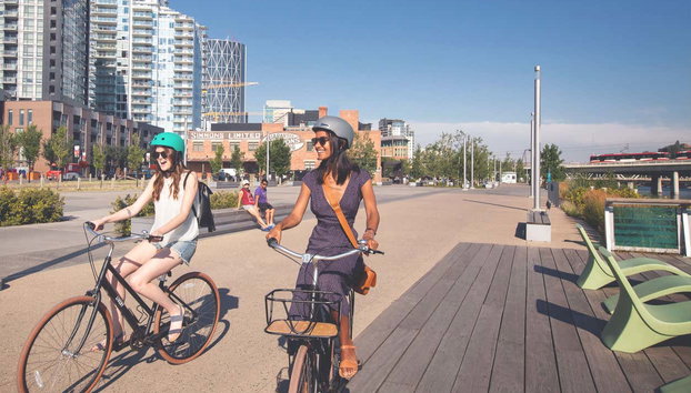 Tour di Calgary in bicicletta - Foto 2, Durante il tour di Calgary in bicicletta