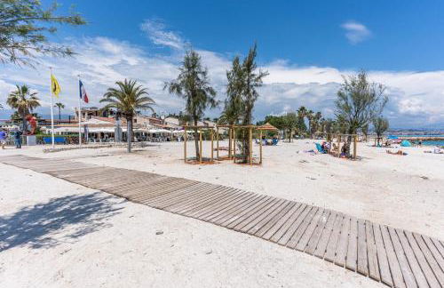 Appartement climatisé les pieds dans l'eau pour 6 personnes avec 1 suite parentale, 1 chambre double et 1 mini chambre Piscine sur le toit clim garage - Foto 69