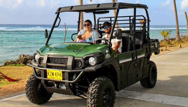 Conduciendo el buggy por el paseo marítimo
