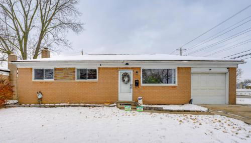 8 Mi to Detroit Zoo Family Home with Game Room - Foto 5